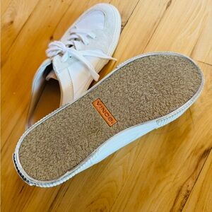 Vince White Mule Sneaker Flat